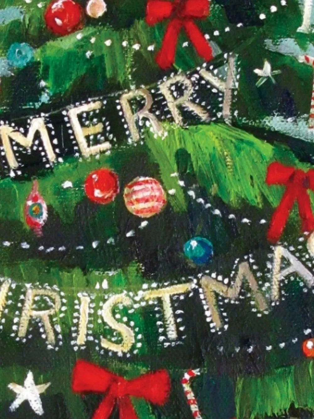 'The Peppermint Family' Holiday Jigsaw Puzzle - Green
